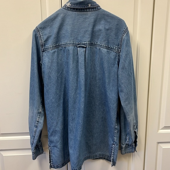 Coldwater Creek denim oversized shirt/tunic Length 30” - Picture 4 of 4